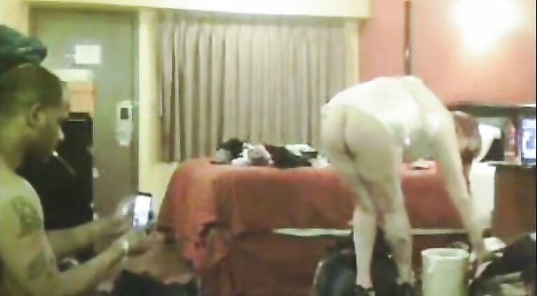 Redhead Slut Strips Gets Fucked