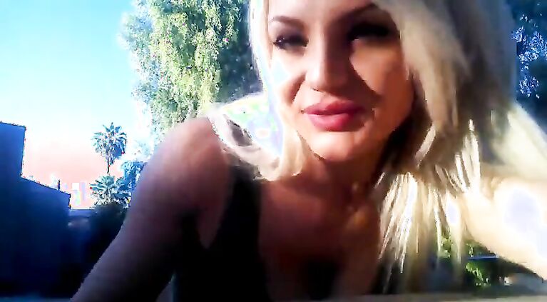 milf smoking outside