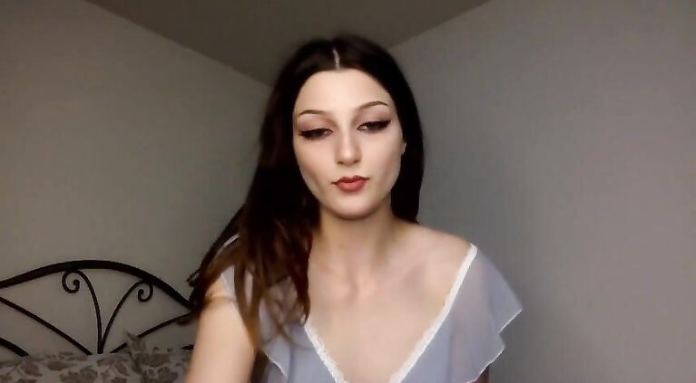 SHEER BLUE LINGERIE CHATURBATE CAMGIRL W LOVENSE LUSH BEDROOM LIVESTREAM RECORDING
