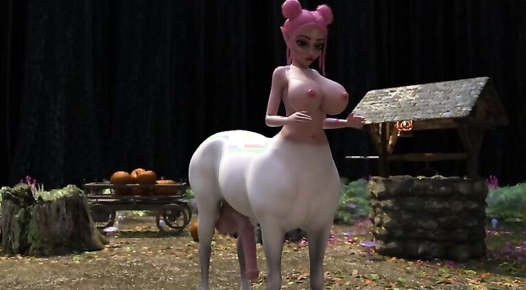 Amy's Big Wish - Centaur Things Part 2 of 2 - Futanari Centaurs Breeding Each Other In Their Butts!