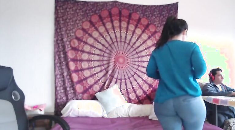 Horny stepsister gets fucked doggy style