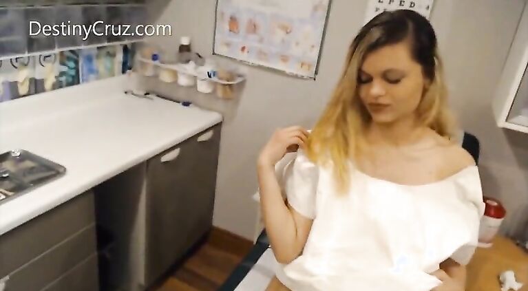StripTease And Breast Examination With Doctor Tampa!