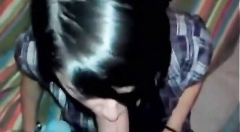 Feeding Amateur Chick Cum From Big Cock