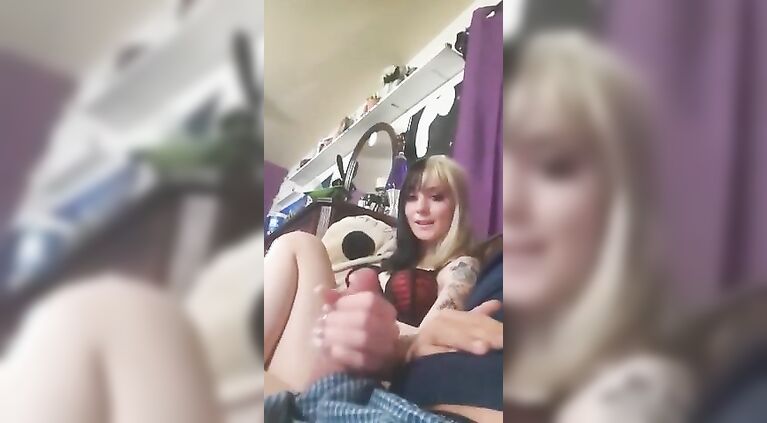 Couldn't resist sucking this big dick