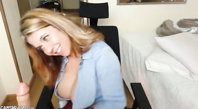 Hot Slutty Busty Webcam Babe Teasing Cocks