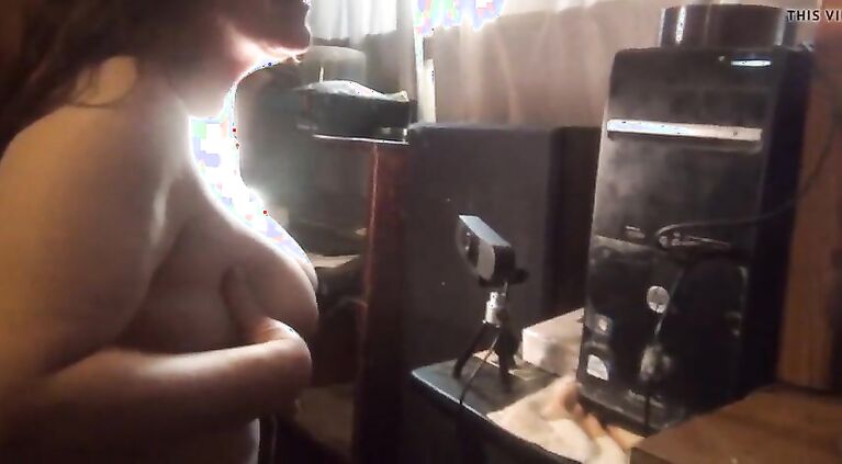 Monster Cock Cums on Webcam