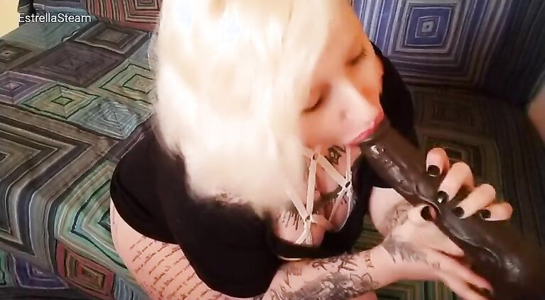 Sucking my BBC toy