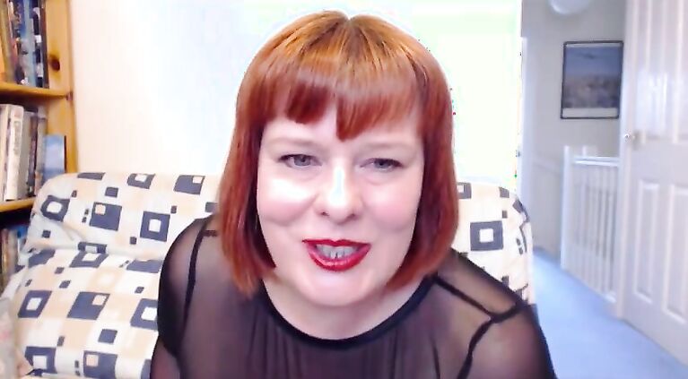 Redhead bbw big boobs webcam
