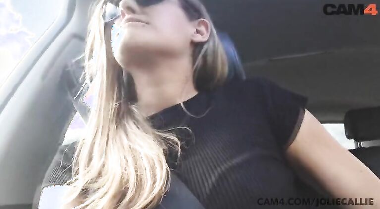 Interracial couple fucking in car public parking Girlfriend Experience | CAM4