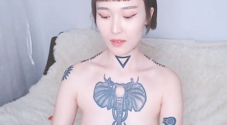 webcam russian asian girl tatoo