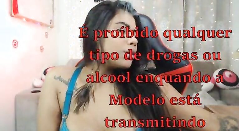 Lunna Vaz smoking and making a stripper (by request of fans)