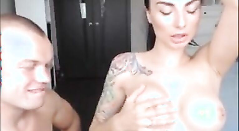 Beautiful fit couple play and tease each other to the max