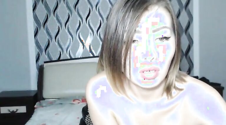 Masturbation on webcam Asian girl