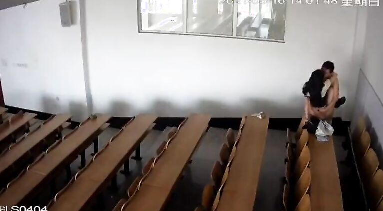 Chinese university classroom fuck