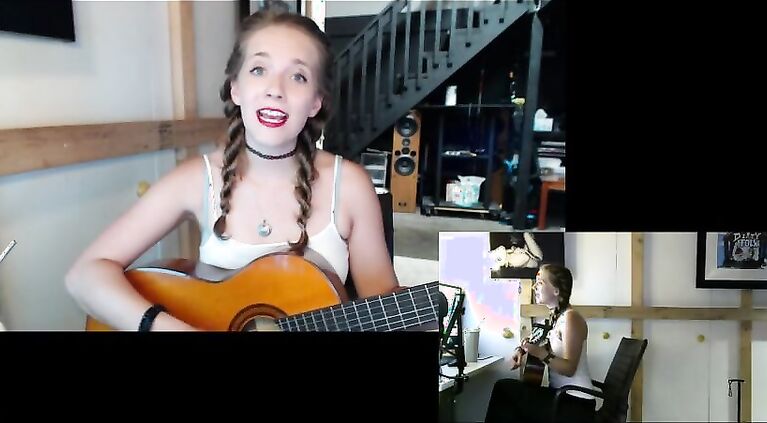 "Big Rock Hard Cock Mountain" Webcam girl Original Song - Harper the Fox