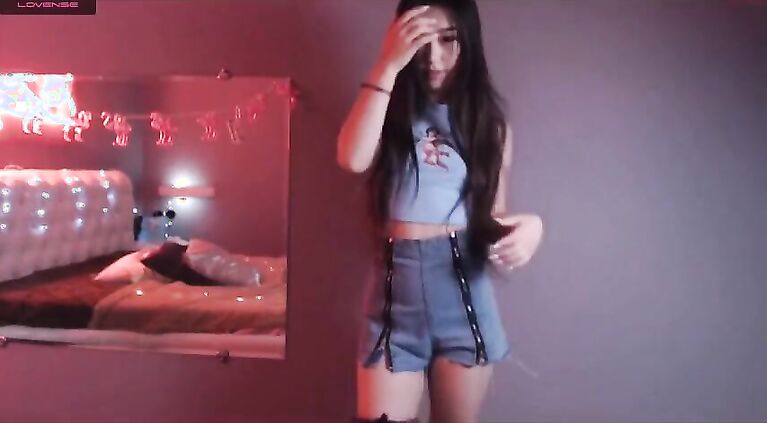 Asian webcam girl, sweet pussy play