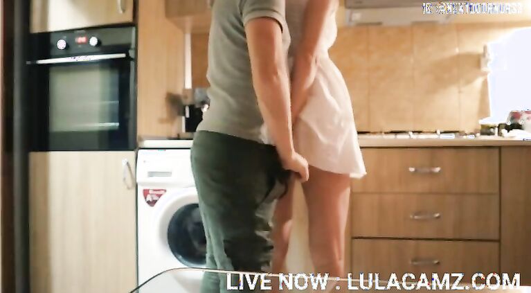 DADDY FUCKS ME IN THE KITCHEN