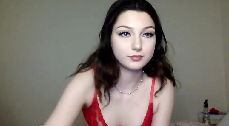 TEEN CAMGIRL W LOVENSE LUSH IN RED LINGERIE NO PANTIES CHATURBATE RECORDING