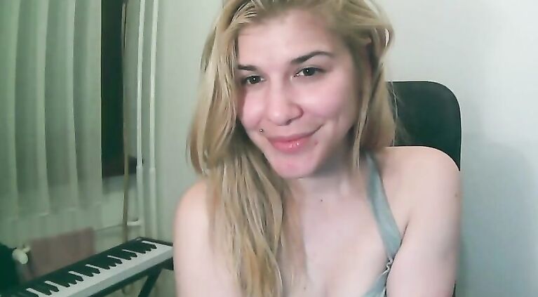 sexy cam girl smoking on cam
